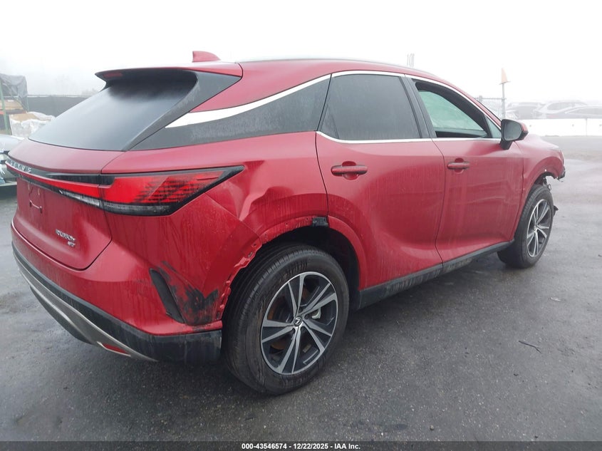 2024 Lexus Rx 350h VIN 2T2BBMCA5RC042435 IAAI salvage auction — Front & Rear, Salvage (California), sold $26,750 on 2025-12-18 (photo 4)