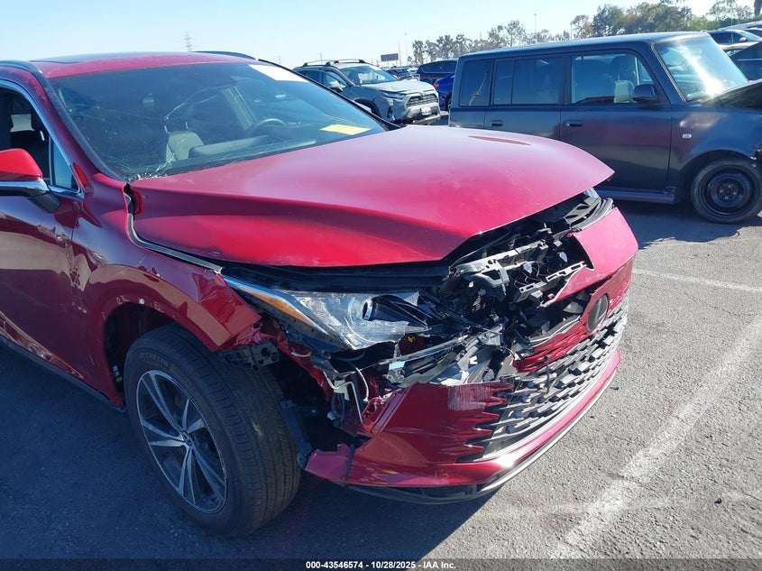 2024 Lexus Rx 350h VIN 2T2BBMCA5RC042435 IAAI salvage auction — Front & Rear, Salvage (California), sold $26,750 on 2025-12-18 (photo 6)