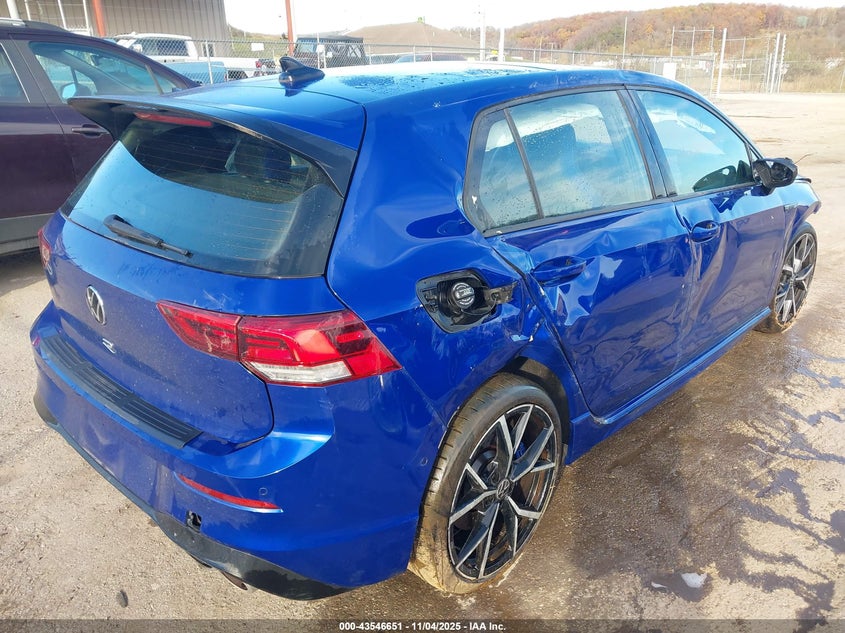 2024 Volkswagen Golf r VIN WVWEB7CD4RW130624 IAAI salvage auction — ROLLOVER, Salvage (District Of Columbia), sold $9,950 on 2026-08-13 (photo 4)