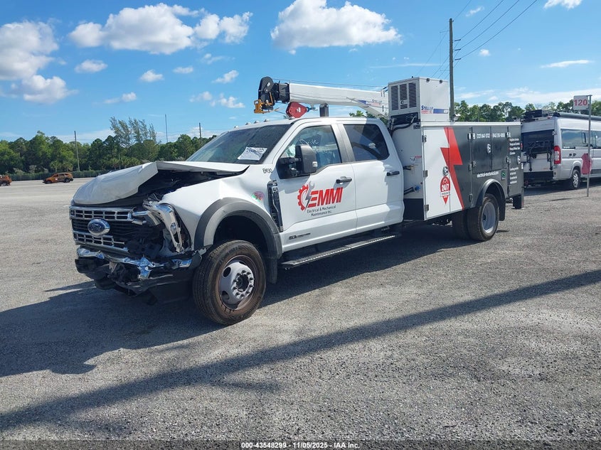 2025 Ford F-550 chassis VIN 1FD0W5HT4SEC29762 IAAI salvage auction — FRONT END, Other, sold $81,000 on 2026-07-13 (photo 2)