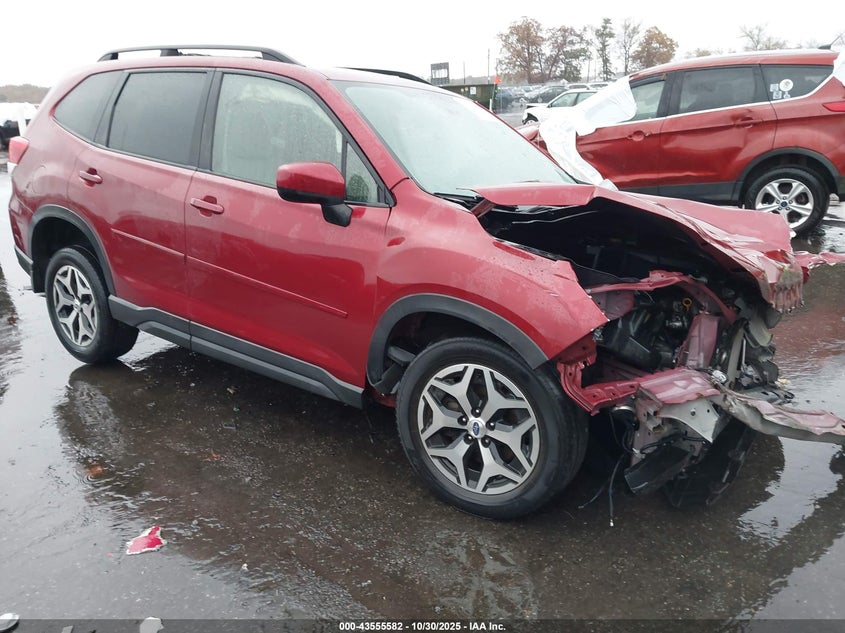 2021 Subaru Forester VIN JF2SKAFC4MH409654 IAAI salvage auction — FRONT END, Salvage (New Jersey), sold $1,550 on 2026-07-20 (photo 1)