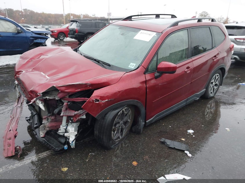 2021 Subaru Forester VIN JF2SKAFC4MH409654 IAAI salvage auction — FRONT END, Salvage (New Jersey), sold $1,550 on 2026-07-20 (photo 2)