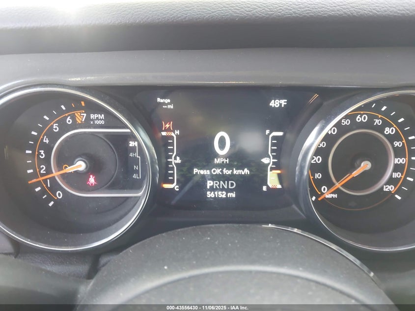2021 Jeep Gladiator VIN 1C6HJTAG1ML536240 IAAI salvage auction — Rear End, Salvage (Ohio), sold $18,100 on 2025-11-15 (photo 7)