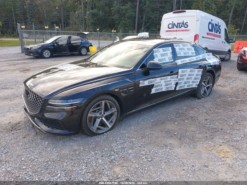 2024 Genesis G80 VIN KMTGA4SC5RU225757 IAAI salvage auction — VANDALISM, Other, sold $12,650 on 2026-07-17 (photo 2)