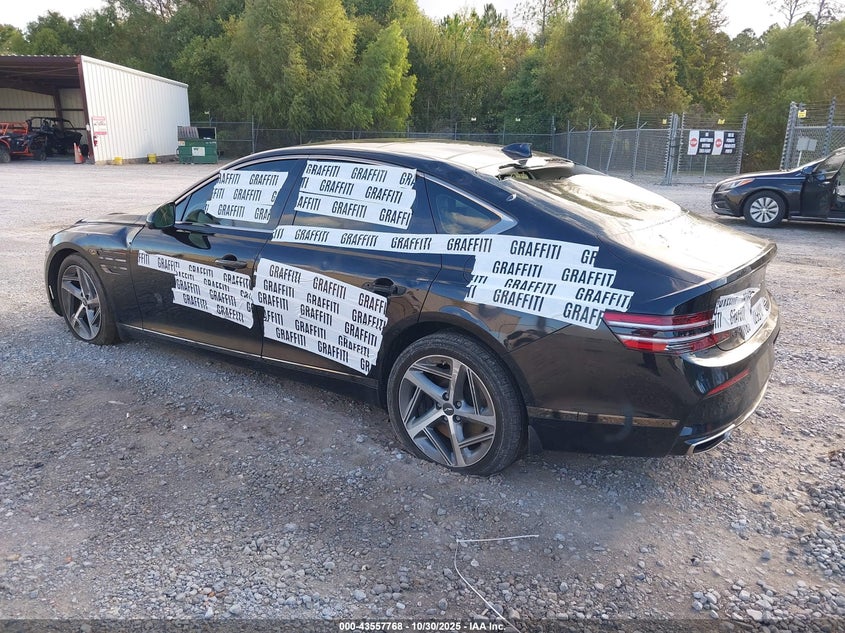 2024 Genesis G80 VIN KMTGA4SC5RU225757 IAAI salvage auction — VANDALISM, Other, sold $12,650 on 2026-07-17 (photo 3)
