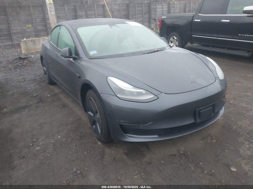 2022 Tesla Model 3 VIN 5YJ3E1EB5NF181927 IAAI salvage auction — LEFT REAR, Other, sold $7,200 on 2026-07-24 (photo 1)