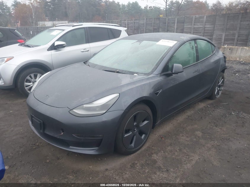 2022 Tesla Model 3 VIN 5YJ3E1EB5NF181927 IAAI salvage auction — LEFT REAR, Other, sold $7,200 on 2026-07-24 (photo 2)