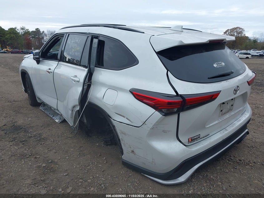 2023 Toyota Highlander VIN 5TDKDRBH1PS015697 IAAI salvage auction — LEFT REAR, Other, sold $13,150 on 2026-07-28 (photo 3)