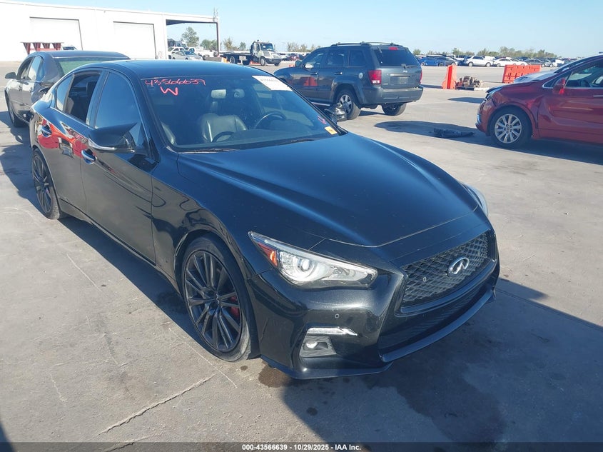 2021 Infiniti Q50 VIN JN1FV7DP8MM850388 — IAAI salvage auction photo