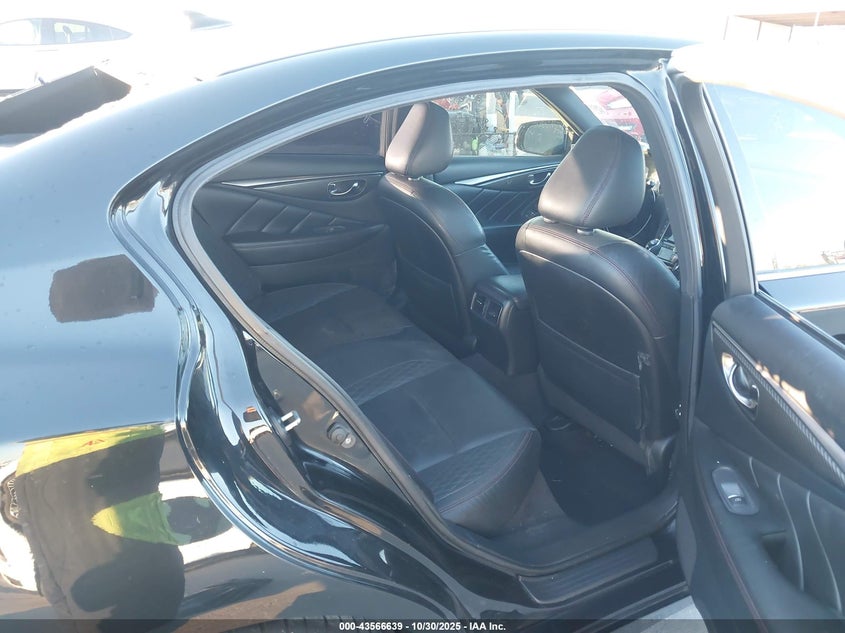 2021 Infiniti Q50 VIN JN1FV7DP8MM850388 IAAI salvage auction — REAR END, Salvage (Texas), sold $7,100 on 2026-08-26 (photo 8)