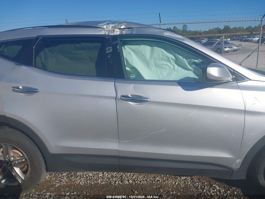 2017 Hyundai Santa fe VIN 5XYZT3LB7HG451977 IAAI salvage auction — RIGHT SIDE, Salvage (Alabama), sold $1,600 on 2026-07-31 (photo 6)