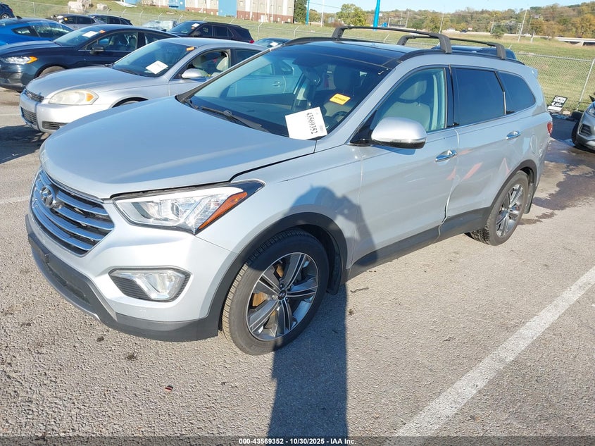 2015 Hyundai Santa fe VIN KM8SRDHF7FU106604 IAAI salvage auction — SIDE, Salvage (Missouri), sold $2,350 on 2026-07-25 (photo 2)