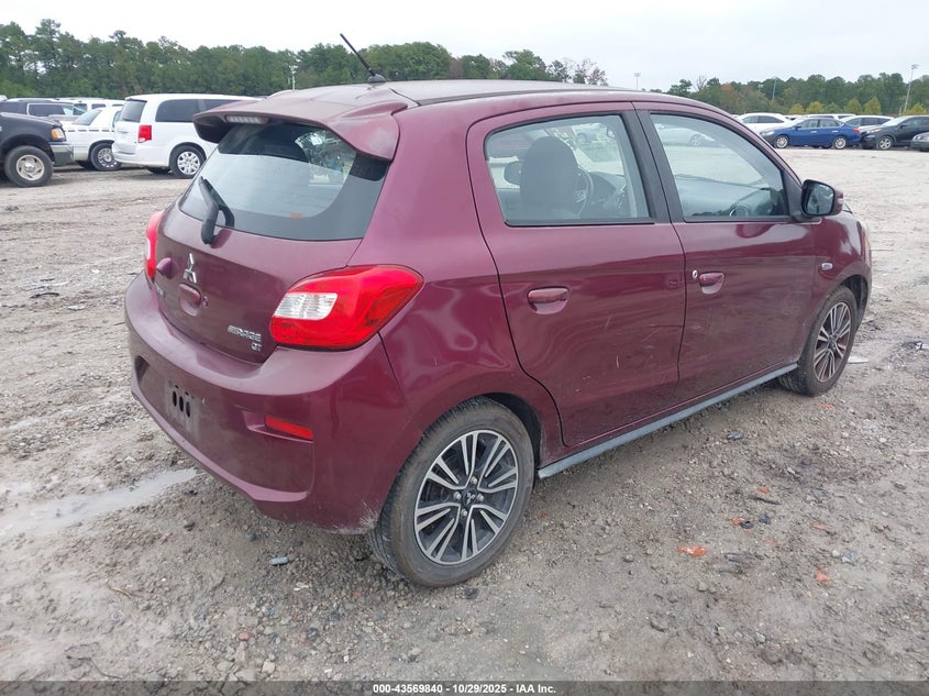2017 Mitsubishi Mirage VIN ML32A5HJ1HH003635 IAAI salvage auction — LEFT FRONT, Salvage (North Carolina), sold $700 on 2026-07-14 (photo 4)