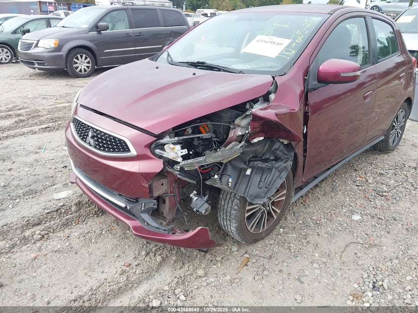 2017 Mitsubishi Mirage VIN ML32A5HJ1HH003635 IAAI salvage auction — LEFT FRONT, Salvage (North Carolina), sold $700 on 2026-07-14 (photo 6)