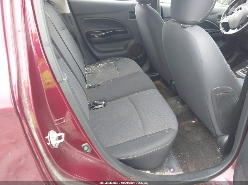 2017 Mitsubishi Mirage VIN ML32A5HJ1HH003635 IAAI salvage auction — LEFT FRONT, Salvage (North Carolina), sold $700 on 2026-07-14 (photo 8)