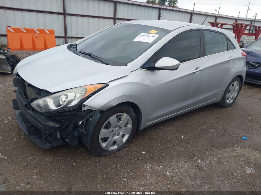 2017 Hyundai Elantra VIN KMHD35LH5HU372716 IAAI salvage auction — FRONT END, Clear (Oklahoma), sold $1,150 on 2026-07-21 (photo 2)