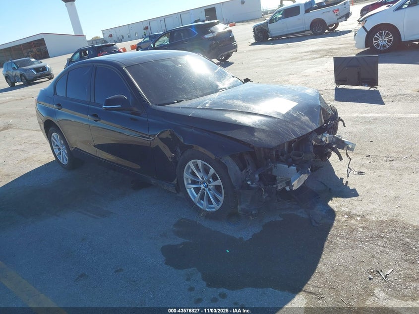 2017 BMW 3 series VIN WBA8E5G32HNU43036 IAAI salvage auction — LEFT FRONT, Salvage (Illinois), sold $775 on 2026-07-28 (photo 1)