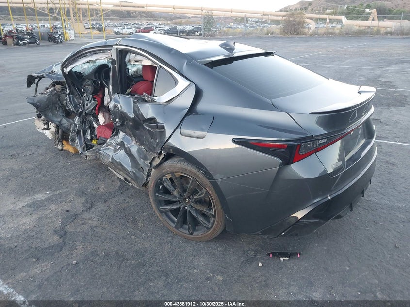 2021 Lexus Is 350 VIN JTHGZ1B28M5038446 IAAI salvage auction — ALL OVER, Salvage (California), sold $3,250 on 2026-07-29 (photo 3)