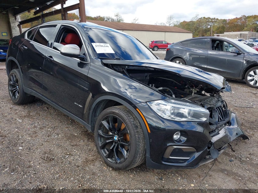 2018 BMW X6 VIN 5UXKU2C52J0X50337 IAAI salvage auction — FRONT & REAR, Salvage (New Jersey), sold $3,650 on 2026-07-07 (photo 1)