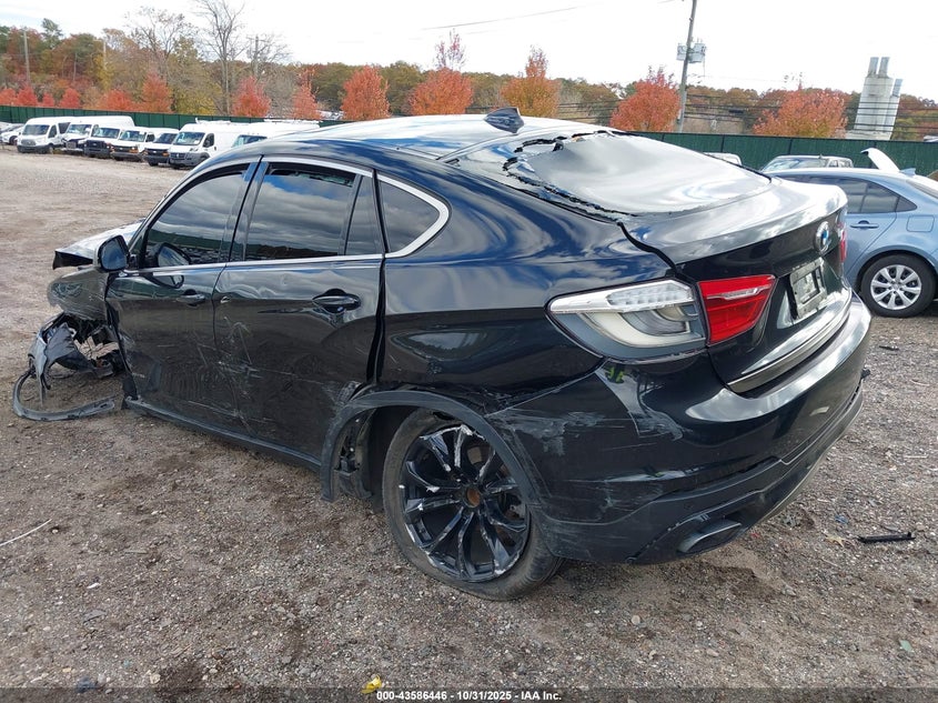 2018 BMW X6 VIN 5UXKU2C52J0X50337 IAAI salvage auction — FRONT & REAR, Salvage (New Jersey), sold $3,650 on 2026-07-07 (photo 3)