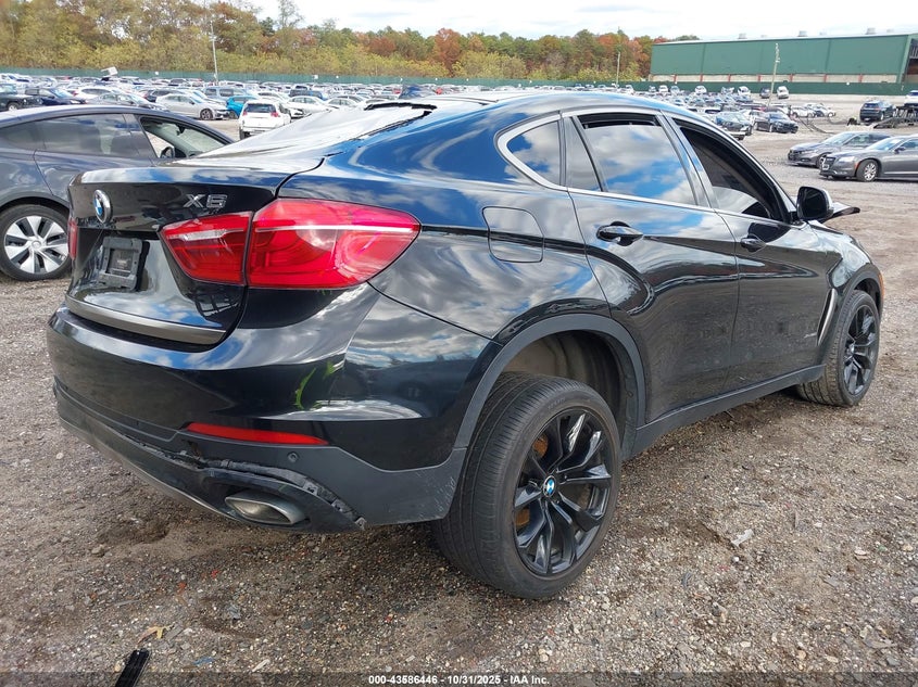 2018 BMW X6 VIN 5UXKU2C52J0X50337 IAAI salvage auction — FRONT & REAR, Salvage (New Jersey), sold $3,650 on 2026-07-07 (photo 4)