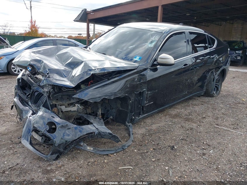 2018 BMW X6 VIN 5UXKU2C52J0X50337 IAAI salvage auction — FRONT & REAR, Salvage (New Jersey), sold $3,650 on 2026-07-07 (photo 6)
