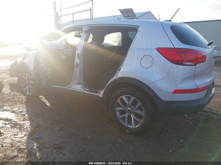 2016 Kia Sportage VIN KNDPB3AC0G7855656 IAAI salvage auction — LEFT SIDE, Other, sold $900 on 2026-07-09 (photo 3)