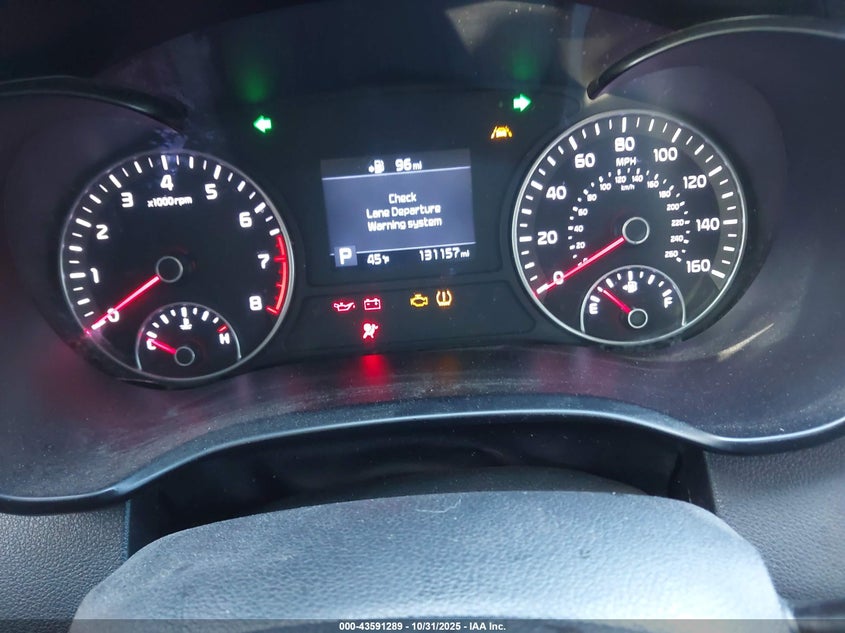 2019 Kia Optima VIN 5XXGT4L30KG294522 IAAI salvage auction — FRONT & REAR, Clear (Illinois), sold $1,150 on 2026-07-17 (photo 7)