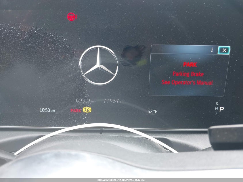 2022 Mercedes-benz C class VIN W1KAF4HB3NR044079 IAAI salvage auction — FRONT END, Other, sold $3,100 on 2026-07-28 (photo 7)