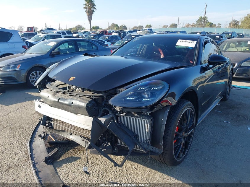 2022 Porsche Panamera VIN WP0AG2A70NL135363 IAAI salvage auction — Side, Salvage (California), sold $16,800 on 2026-02-02 (photo 2)