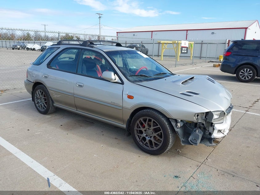 2000 Subaru Outback VIN JF1GF4851YH805934 IAAI salvage auction — FRONT END, Salvage (Indiana), sold $25 on 2026-07-10 (photo 1)