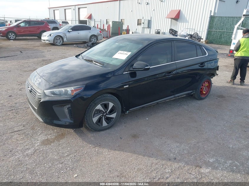 2018 Hyundai Ioniq hybrid VIN KMHC75LC1JU064839 IAAI salvage auction — REAR END, Salvage (Oklahoma), sold $1,100 on 2026-07-31 (photo 2)