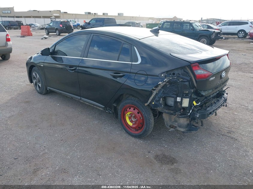 2018 Hyundai Ioniq hybrid VIN KMHC75LC1JU064839 IAAI salvage auction — REAR END, Salvage (Oklahoma), sold $1,100 on 2026-07-31 (photo 3)