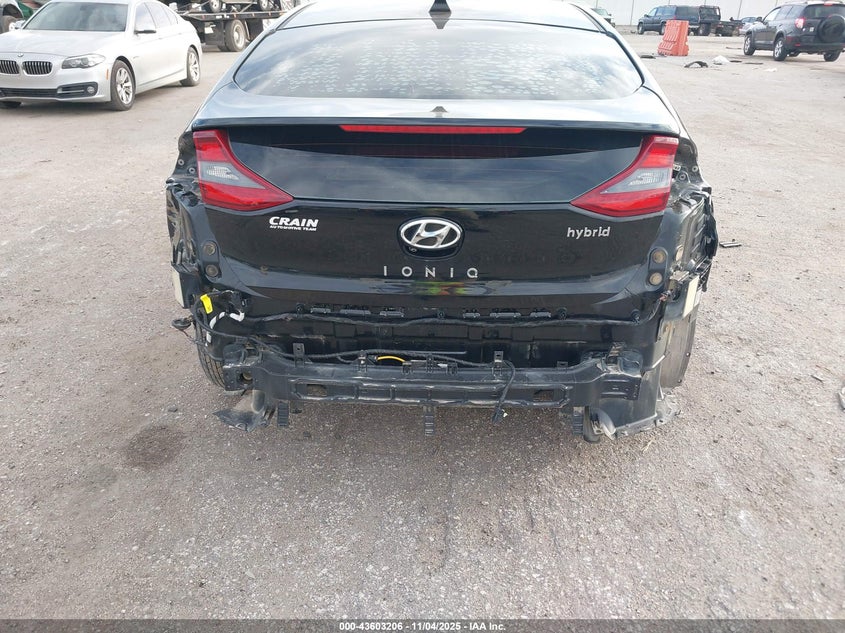 2018 Hyundai Ioniq hybrid VIN KMHC75LC1JU064839 IAAI salvage auction — REAR END, Salvage (Oklahoma), sold $1,100 on 2026-07-31 (photo 6)