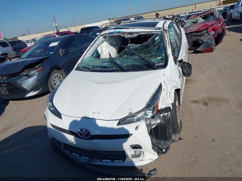 2019 Toyota Prius VIN JTDKARFU1K3079135 IAAI salvage auction — ROLLOVER, Bill Of Sale (Texas), sold $1,550 on 2026-07-22 (photo 6)