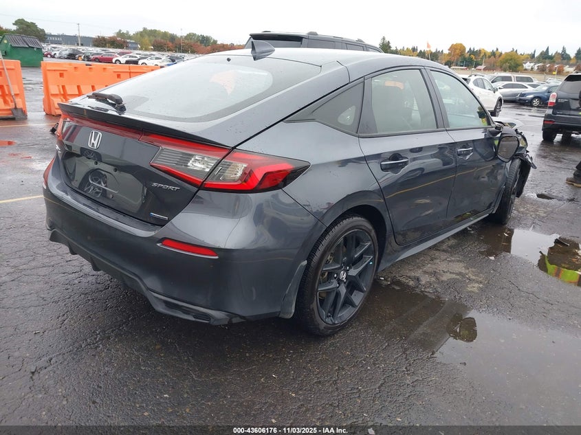 2025 Honda Civic VIN JHMFL4H81SX001279 IAAI salvage auction — Front End, Salvage (Oregon), sold $11,250 on 2026-01-29 (photo 4)