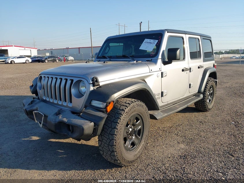 2018 Jeep Wrangler unlimited VIN 1C4HJXDG9JW141941 IAAI salvage auction — FRONT END, Other, sold $9,200 on 2026-07-22 (photo 2)