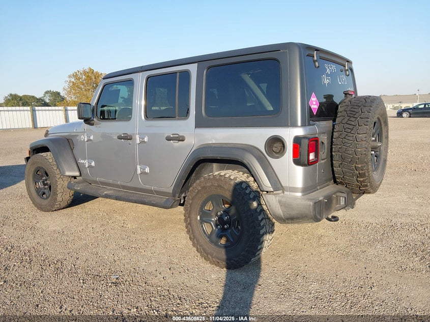 2018 Jeep Wrangler unlimited VIN 1C4HJXDG9JW141941 IAAI salvage auction — FRONT END, Other, sold $9,200 on 2026-07-22 (photo 3)