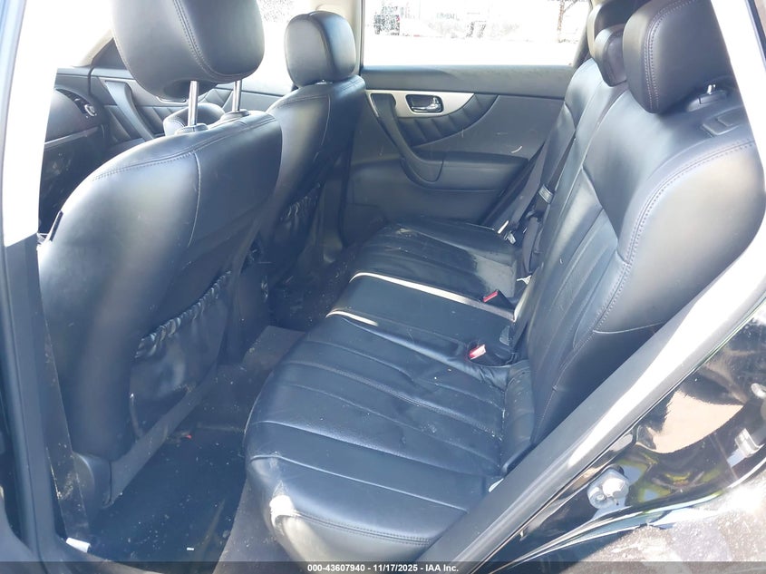2017 Infiniti Qx70 VIN JN8CS1MWXHM416044 IAAI salvage auction — WATER/FLOOD, Salvage (Pennsylvania), sold $550 on 2026-07-14 (photo 8)