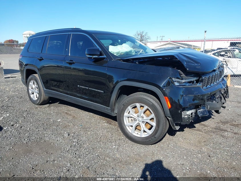 2023 Jeep Grand cherokee l VIN 1C4RJKBG2P8851318 IAAI salvage auction — FRONT END, Salvage (New Jersey), sold $9,200 on 2026-07-06 (photo 1)