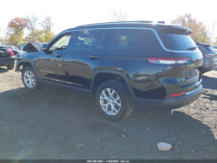 2023 Jeep Grand cherokee l VIN 1C4RJKBG2P8851318 IAAI salvage auction — FRONT END, Salvage (New Jersey), sold $9,200 on 2026-07-06 (photo 3)