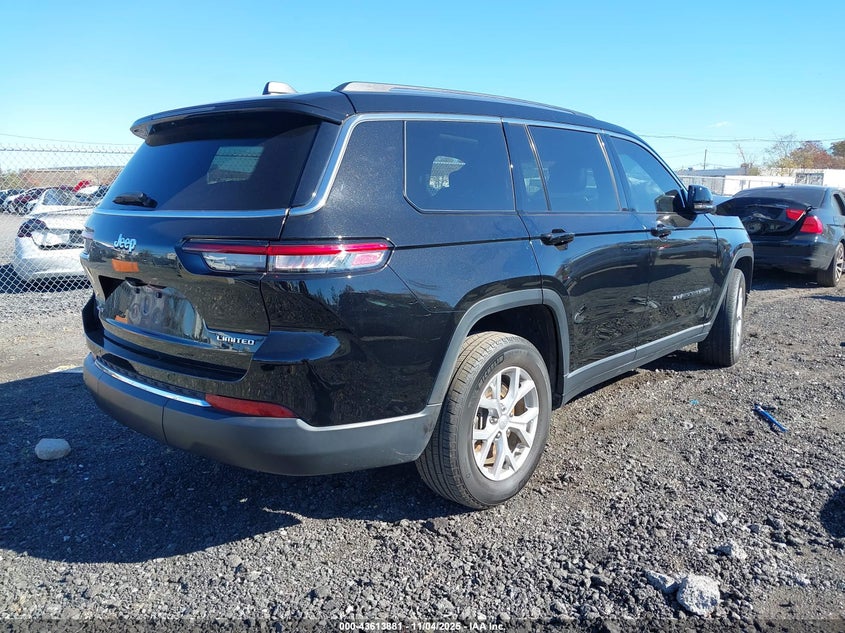 2023 Jeep Grand cherokee l VIN 1C4RJKBG2P8851318 IAAI salvage auction — FRONT END, Salvage (New Jersey), sold $9,200 on 2026-07-06 (photo 4)
