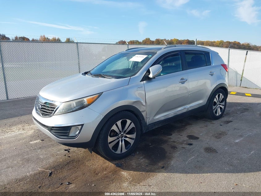 2011 Kia Sportage VIN KNDPCCA28B7031594 IAAI salvage auction — LEFT SIDE, Salvage (Indiana), sold $2,850 on 2026-07-16 (photo 2)