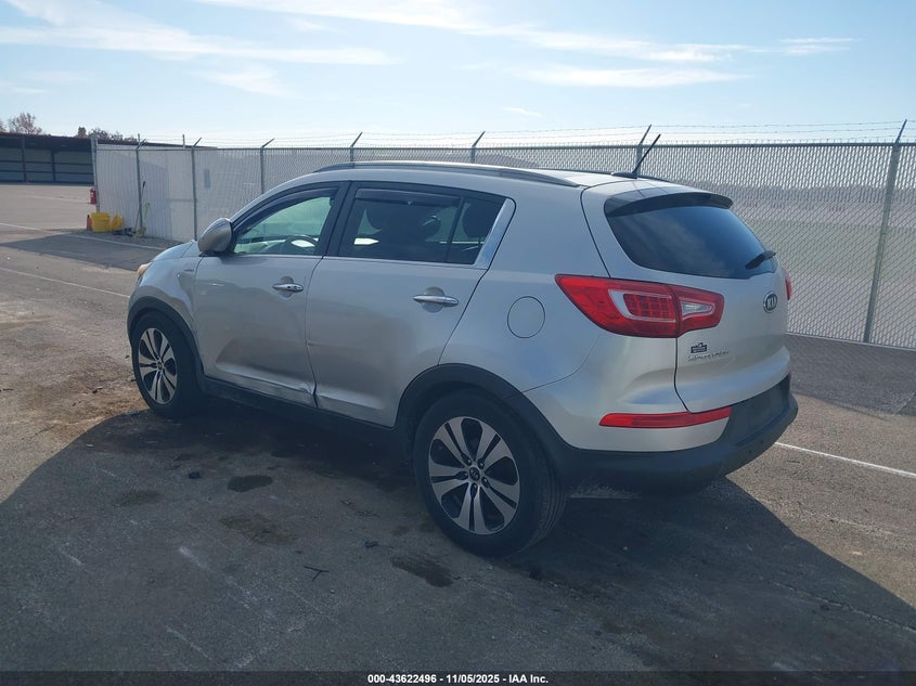 2011 Kia Sportage VIN KNDPCCA28B7031594 IAAI salvage auction — LEFT SIDE, Salvage (Indiana), sold $2,850 on 2026-07-16 (photo 3)
