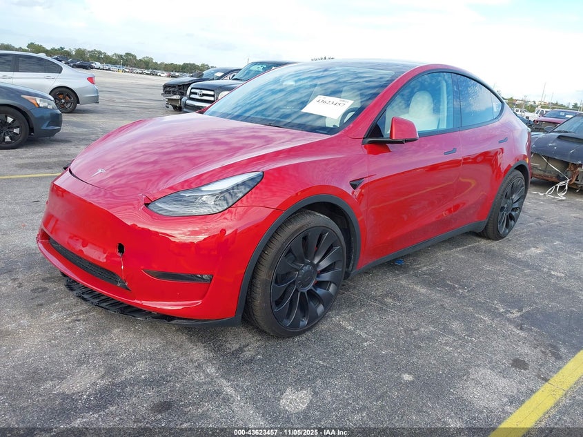 2023 Tesla Model y VIN 7SAYGDEF1PF924285 IAAI salvage auction — RIGHT SIDE, Other, sold $7,900 on 2026-07-23 (photo 2)