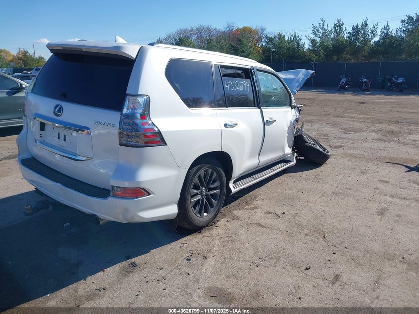 2021 Lexus Gx 460 VIN JTJAM7BX0M5280374 IAAI salvage auction — FRONT END, Salvage (Indiana), sold $8,900 on 2026-07-28 (photo 4)