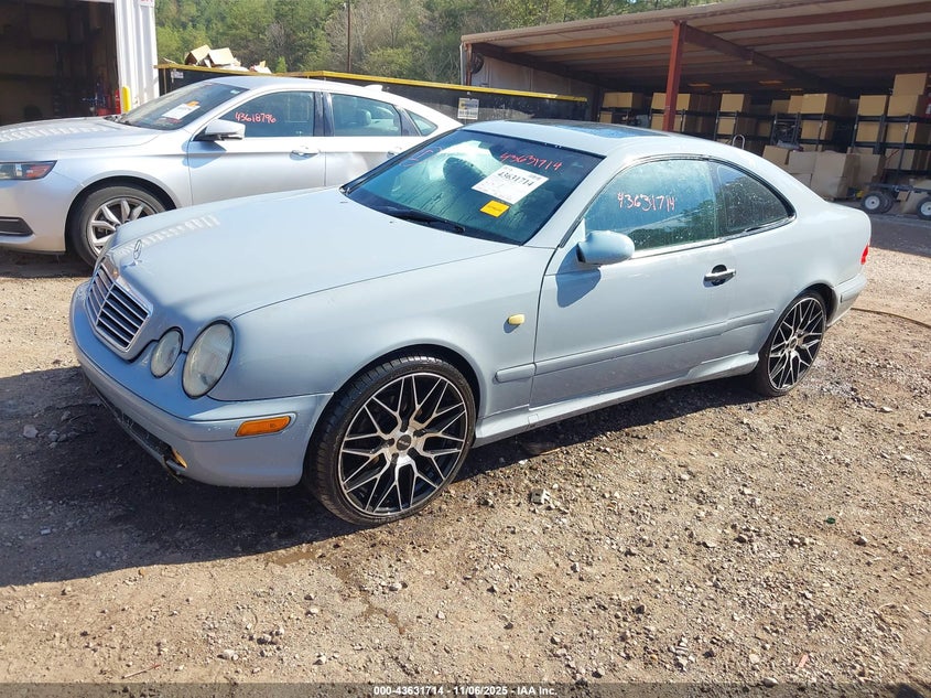 1999 Mercedes-benz Clk-class VIN WDBLJ70G3XF087429 IAAI salvage auction — RIGHT FRONT, Clear (Georgia), sold $350 on 2026-07-08 (photo 2)