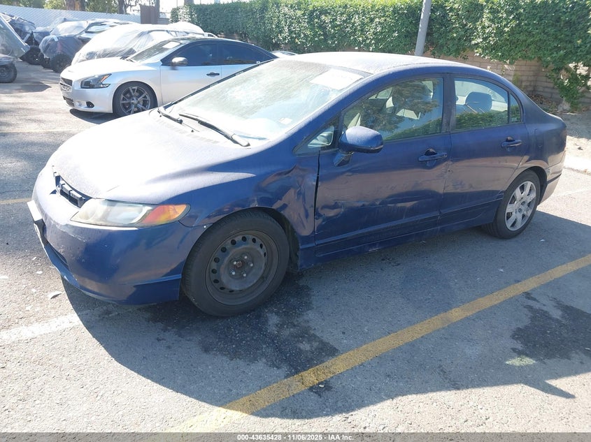 2007 Honda Civic VIN JHMFA16527S001048 IAAI salvage auction — SIDE, Salvage (California), sold $625 on 2026-07-21 (photo 2)