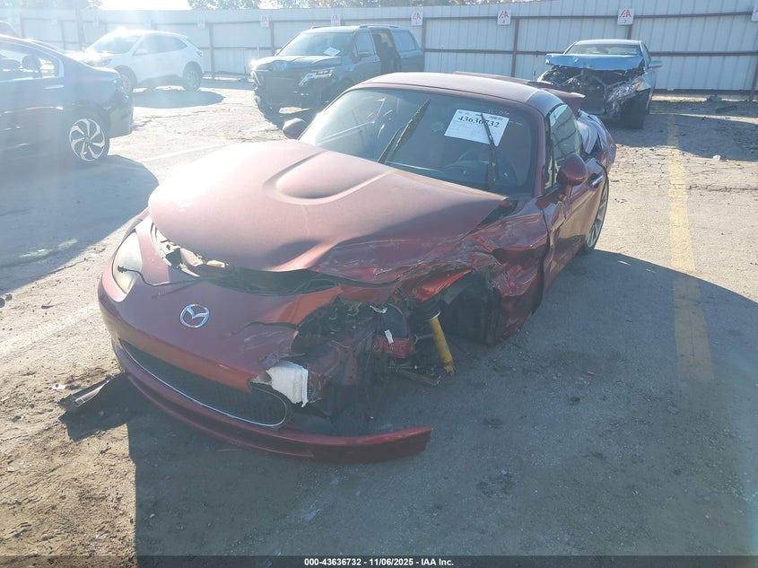 2008 Mazda Mx-5 VIN JM1NC26F580151237 IAAI salvage auction — ROLLOVER, Salvage (Georgia), sold $275 on 2026-07-22 (photo 2)