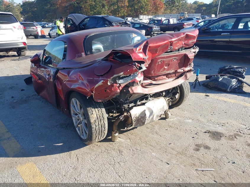2008 Mazda Mx-5 VIN JM1NC26F580151237 IAAI salvage auction — ROLLOVER, Salvage (Georgia), sold $275 on 2026-07-22 (photo 3)